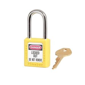 410YLW - MASTER LOCK Zenex™ SAFETY PADLOCK – YELLOW – KD