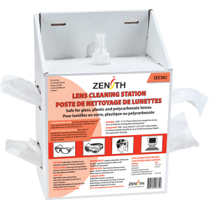 SEE382 - Disposable Lens Cleaning Station Cardboard