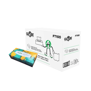 FT100 - Facial Tissue - Flat Box - 100SHEETS/BOX