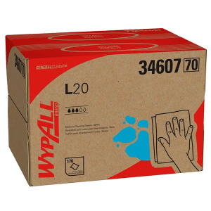 34607 - WypAll® General Clean™ L20 Medium Cleaning Cloths - 176/BOX